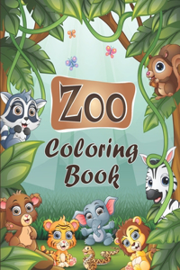 zoo coloring book