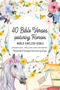 40 Bible Verses featuring Horses