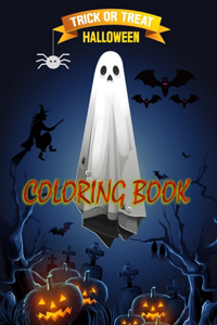 Trick or Treat! Halloween Coloring Book