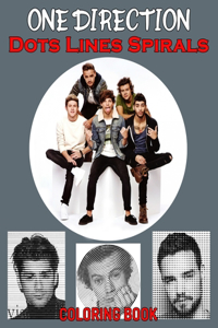 One Direction Dots Lines Spirals Coloring Book