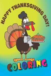 Happy Thanksgiving Day Coloring