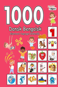 1000 Dansk Bengalsk Illustreret Tosproget Ordforråd (Sort-Hvid Udgave): Danish Bengali language learning