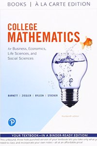 College Mathematics for Business, Economics, Life Sciences, and Social Sciences