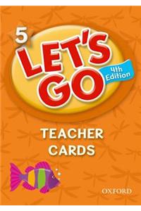 Let's Go Teacher Cards