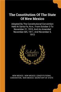 The Constitution Of The State Of New Mexico