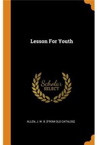Lesson for Youth