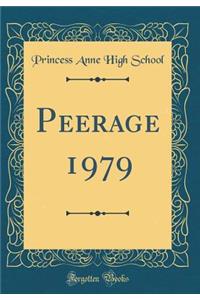 Peerage 1979 (Classic Reprint)