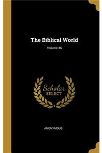 The Biblical World; Volume 46