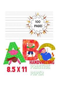 ABC Handwriting Practice Paper