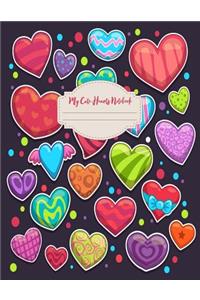 My Cute Hearts Notebook