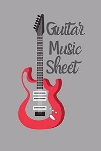 Guitar Music Sheet