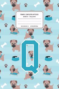 Primary Composition Notebook Grades K-2 Story Journal Q