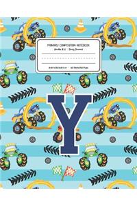 Primary Composition Notebook Grades K-2 Story Journal Y