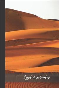 Egypt Desert notes