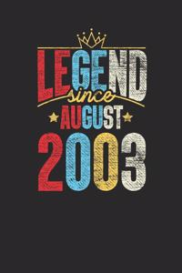 Legend Since August 2003