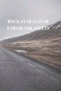 Rock Star Guitar Tabs Blank Sheets
