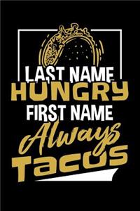 Last Name Hungry First Name Always Tacos