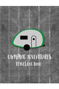 Camping Adventures Travel Log Book