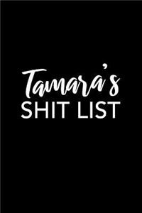 Tamara's Shit List