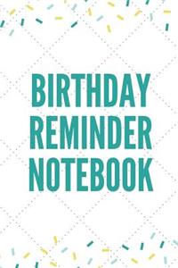 Birthday Reminder Notebook
