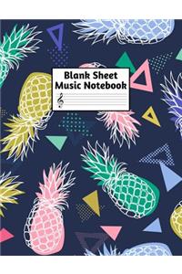 Blank Sheet Music Notebook