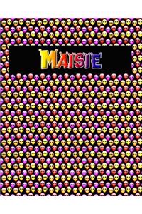 120 Page Handwriting Practice Book with Colorful Alien Cover Maisie