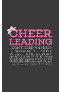 Cheerleading Give Me 2 Two Minutes