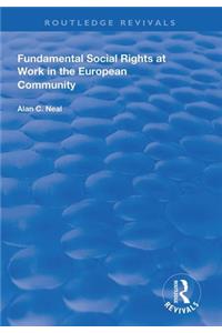 Fundamental Social Rights at Work in the European Community