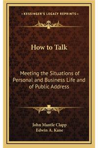 How to Talk