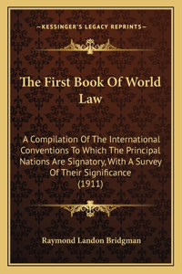 First Book of World Law