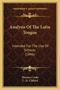 Analysis Of The Latin Tongue