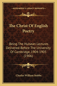 Christ Of English Poetry