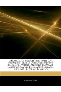 Articles on Languages of Balochistan (Pakistan), Including