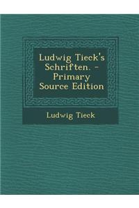 Ludwig Tieck's Schriften.