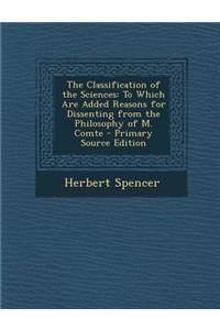 The Classification of the Sciences