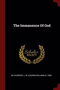 The Immanence Of God