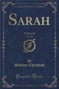 Sarah, Vol. 1 of 2
