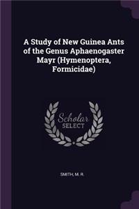Study of New Guinea Ants of the Genus Aphaenogaster Mayr (Hymenoptera, Formicidae)