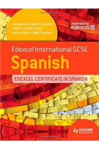 Edexcel International GCSE and Certificate Spanish