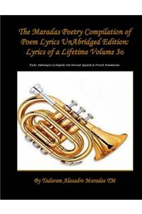 The Maradas Poetry Compilation of Poem Lyrics UnAbridged Edition