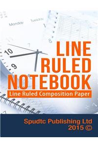 Line Ruled Notebook