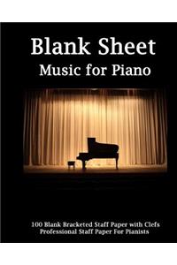 Blank Sheet Music For Piano