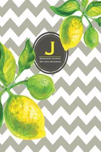 Monogram Journal J - Dot Grid Notebook