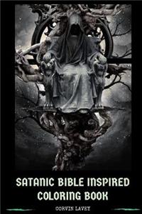 Satanic Bible Inspired Coloring Book: Black Magic Luciferianism Laveyan Satanism Inspired Adult Coloring Book