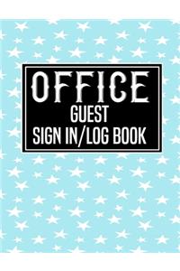 Office Guest Sign in Log Book
