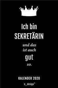 Kalender 2020 für Sekretäre / Sekretär / Sekretärin