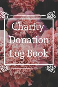 Charity Donation Log Book