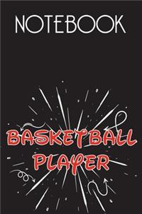 BASKETBALL PLAYER Notebook, Simple Design