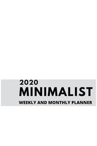 2020 Minimalist Weekly And Monthly Planner