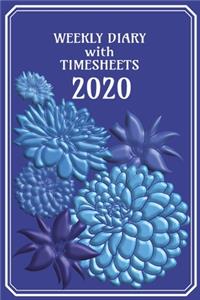 Weekly Diary with TimeSheets 2020